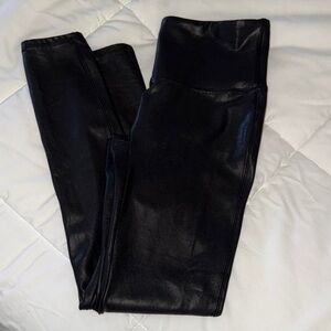 SPANX faux leather Leggings